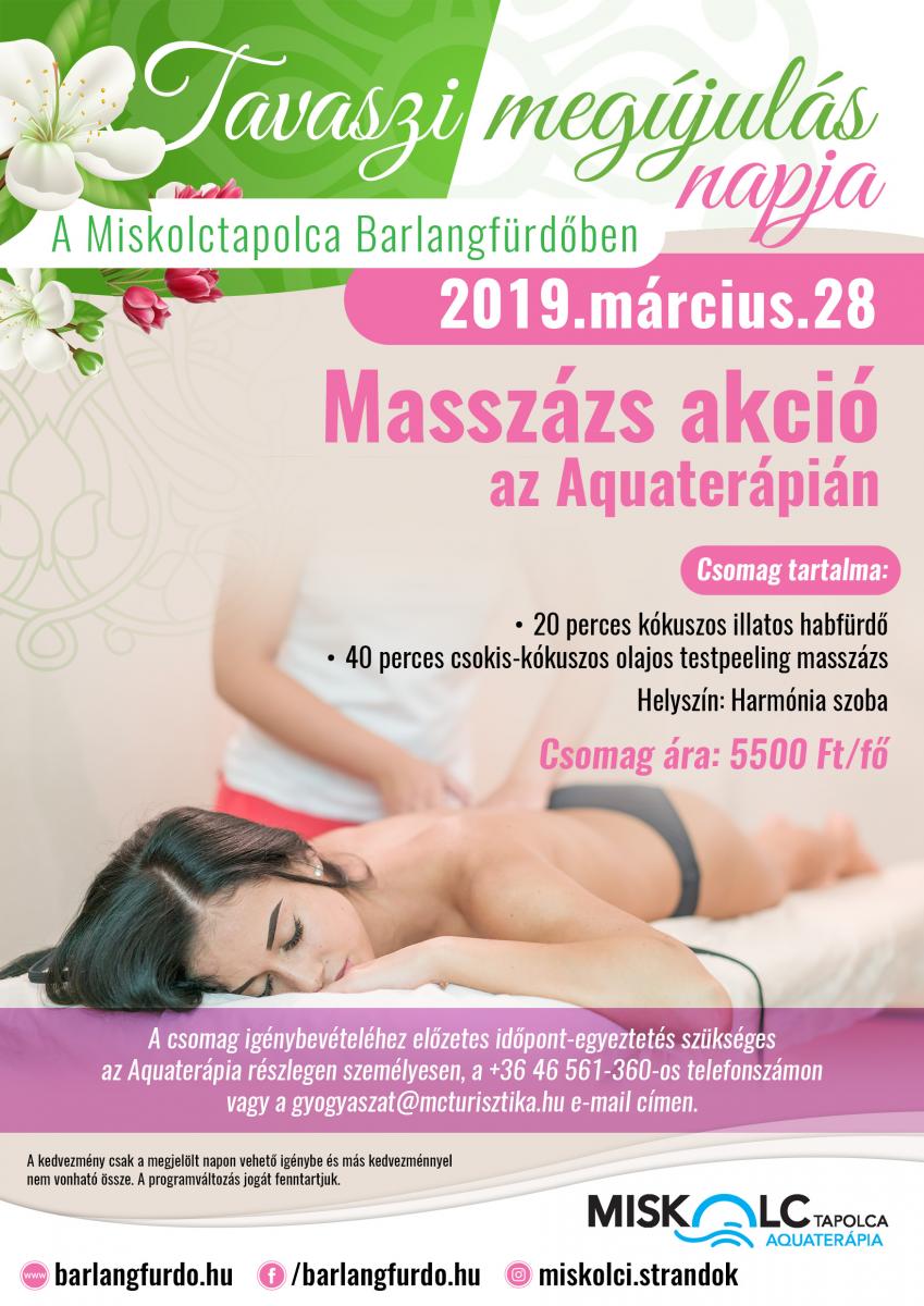 Tavaszi megújulás napja A Miskolctapolca Barlangfürdőben